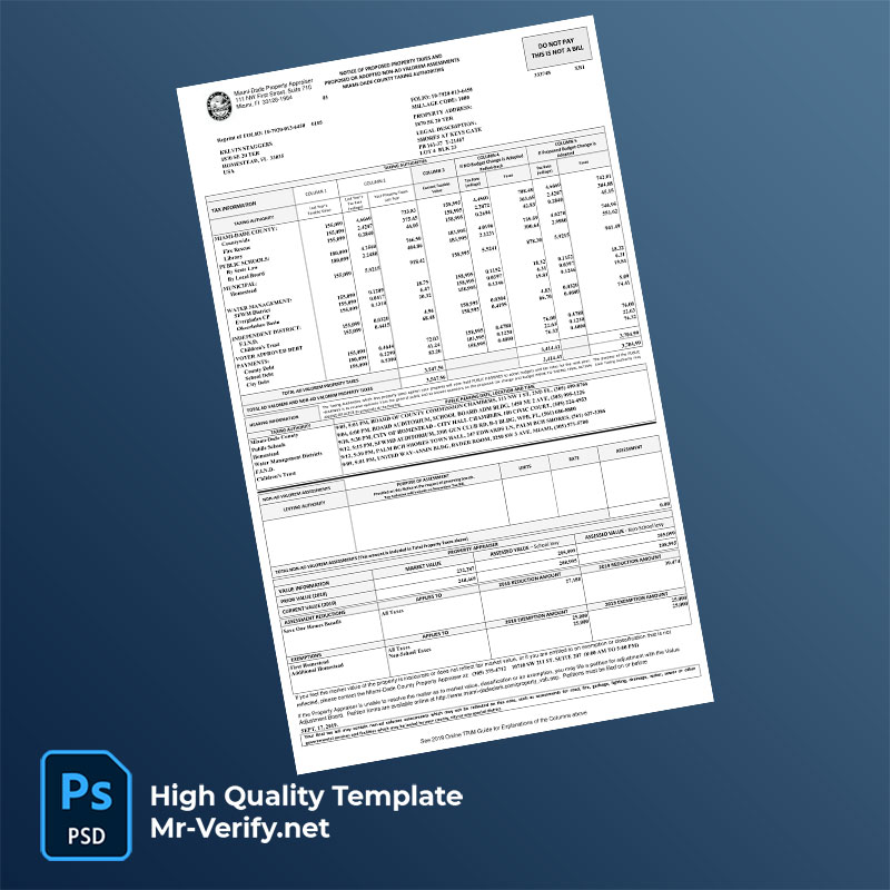 USA-Miami-Dade-County-Property-Appraiser-Editable-Property-Tax-Notice-Template-in-Word-and-PDF-formats-mrverify USA Miami-Dade County Property Appraiser Editable Property Tax Notice Template in Word and PDF formats