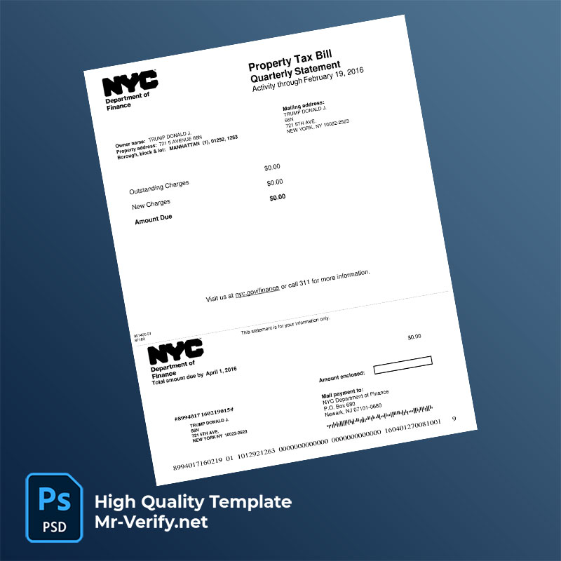 USA-New-York-NYC-Department-Of-Finance-Editable-Property-Tax-Bill-Template-in-Word-and-PDF-formats-mrverify USA New York NYC Department Of Finance Editable Property Tax Bill Template in Word and PDF formats