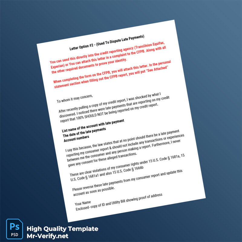 USA Editable Late Payment Letter Template in Word and PDF formats USA Editable Late Payment Letter Template in Word and PDF formats
