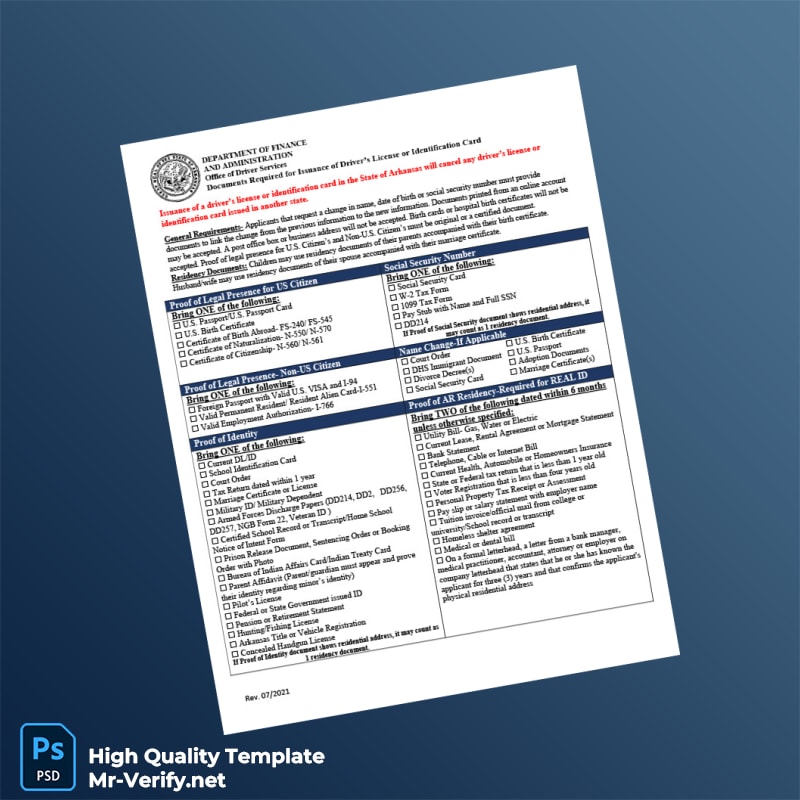 USA Editable Required Documents List Template in Word and PDF formats USA Editable Required Documents List Template in Word and PDF formats