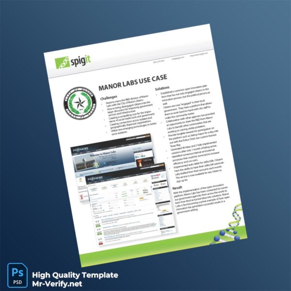 USA Manor Labs Editable Use Study Template in Word and PDF formats USA Manor Labs Editable Use Study Template in Word and PDF formats