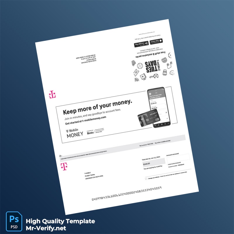 USA T Mobile Us Editable Summary Bill Template in Word and PDF formats page 6 USA T Mobile Us Editable Summary Bill Template in Word and PDF formats page 6
