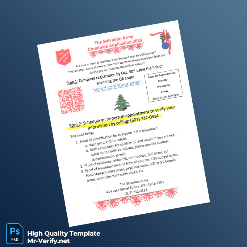USA The Salvation Army Editable Flyer Template in Word and PDF formats USA The Salvation Army Editable Flyer Template in Word and PDF formats