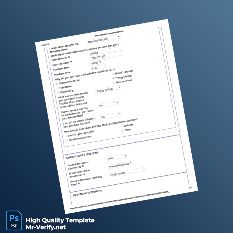 United States Editable Rebate Form Template in Word and PDF formats page 2 United States Editable Rebate Form Template in Word and PDF formats page 2