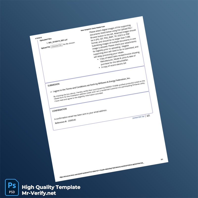 United States Editable Rebate Form Template in Word and PDF formats page 3 United States Editable Rebate Form Template in Word and PDF formats page 3