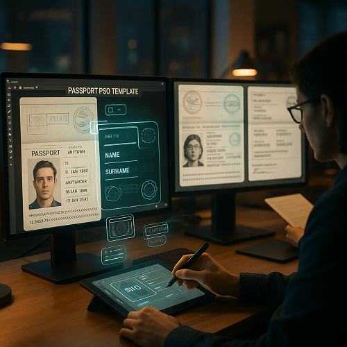 How to Use Passport PSD Files for Design and KYC Compliance