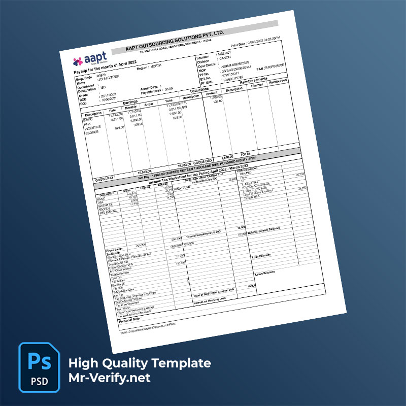 AAPT-Outsourcing-Solutions-PVT-LTD-payslip-word-and-pdf-template-mrverify AAPT Outsourcing Solutions PVT LTD payslip word and pdf template