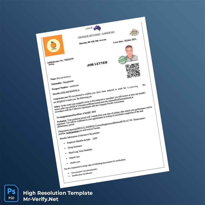 Australia%20Cardriving%20Employment%20Verification%20Letter%20Template%20in%20Word%20and%20PDF%20formats Editable Australia Cardriving Employment Verification Letter Word and Pdf Template Preview - Mac Doc