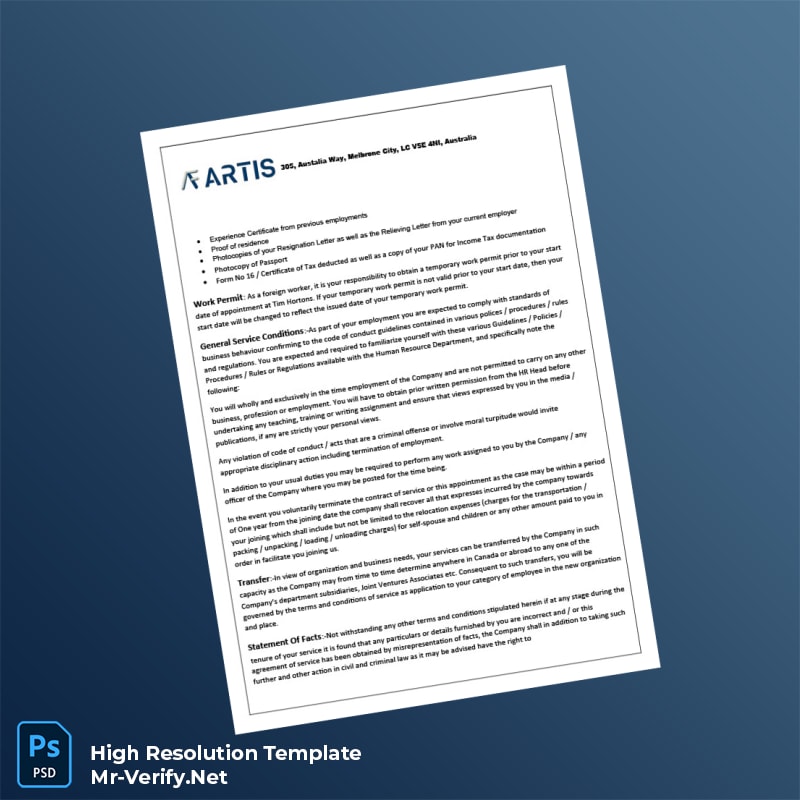 Australia%20Emon%20Employment%20Verification%20Letter%20Template%20in%20Word%20and%20PDF%20formats-page2 Editable Australia Emon Employment Verification Letter Template in Word and PDF formats page 2 Preview - Mac Doc