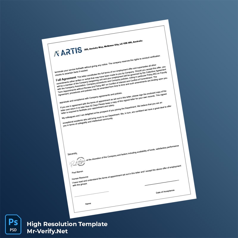 Australia%20Emon%20Employment%20Verification%20Letter%20Template%20in%20Word%20and%20PDF%20formats-page3 Editable Australia Emon Employment Verification Letter Template in Word and PDF formats page 3 Preview - Mac Doc