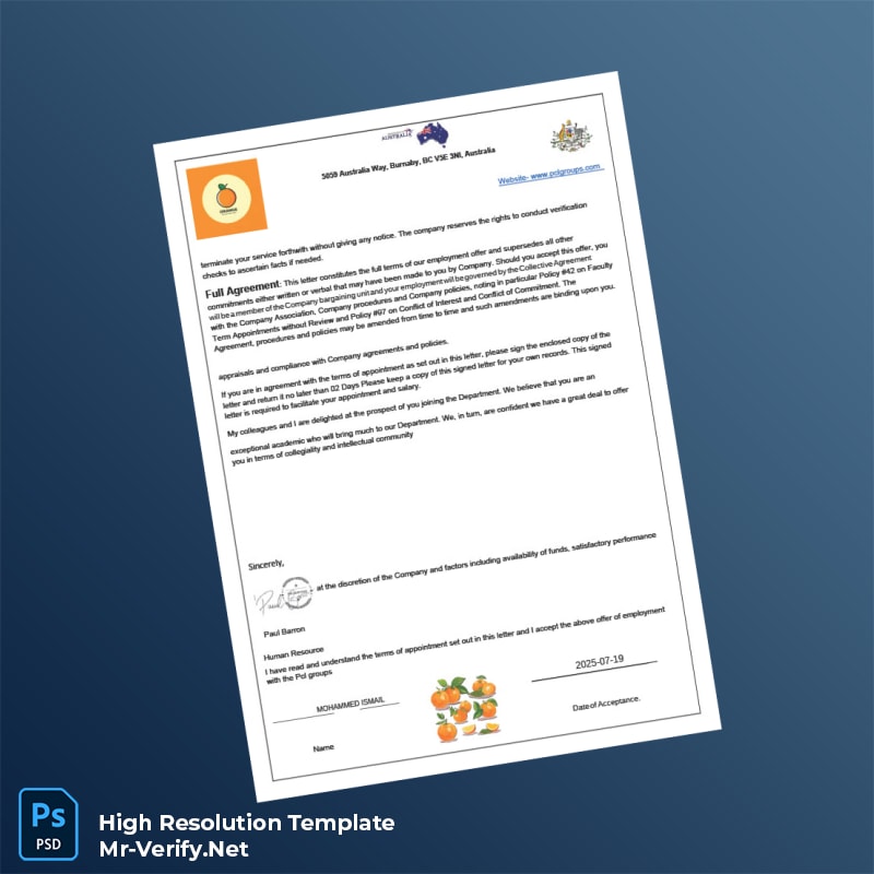 Australia%20Orange%20Botanic%20Gardens%20Employment%20Verification%20Letter%20Template%20in%20Word%20and%20PDF%20formats-page3 Editable Australia Orange Botanic Gardens Employment Verification Letter Template in Word and PDF formats page 3 Preview - Mac Doc