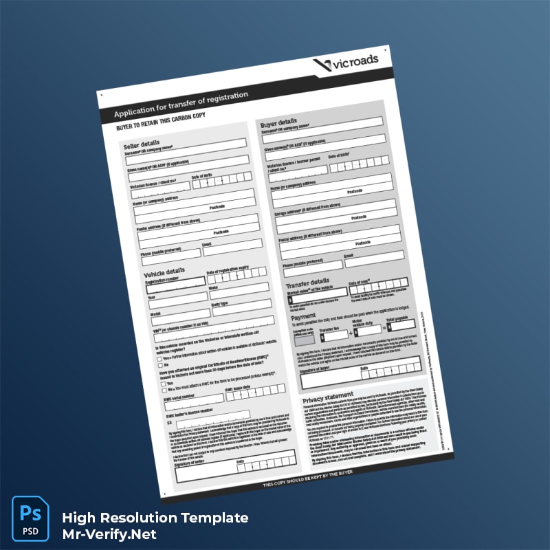 Australia%20VicRoads%20Vehicle%20Registration%20Transfer%20Application%20Template%20in%20Word%20and%20PDF%20formats-page4 Editable Australia VicRoads Vehicle Registration Transfer Application Template in Word and PDF formats page 4 Preview - Mac Doc