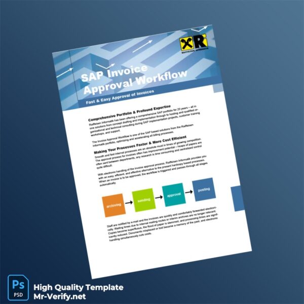 Austria Raiffeisen Informatik Invoice Template in Word and PDF formats