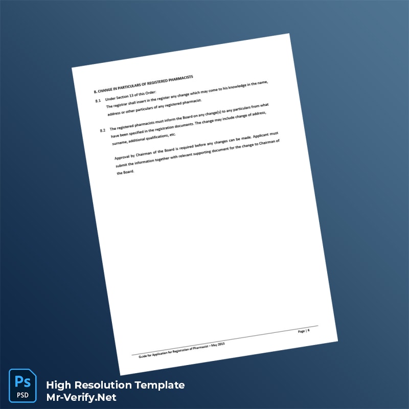 Brunei%20Darussalam%20Pharmacy%20Board%20Registration%20Certificate%20Template%20in%20Word%20and%20PDF%20formats-page6 Editable Brunei Darussalam Pharmacy Board Registration Certificate Template in Word and PDF formats page 6 Preview - Mac Doc