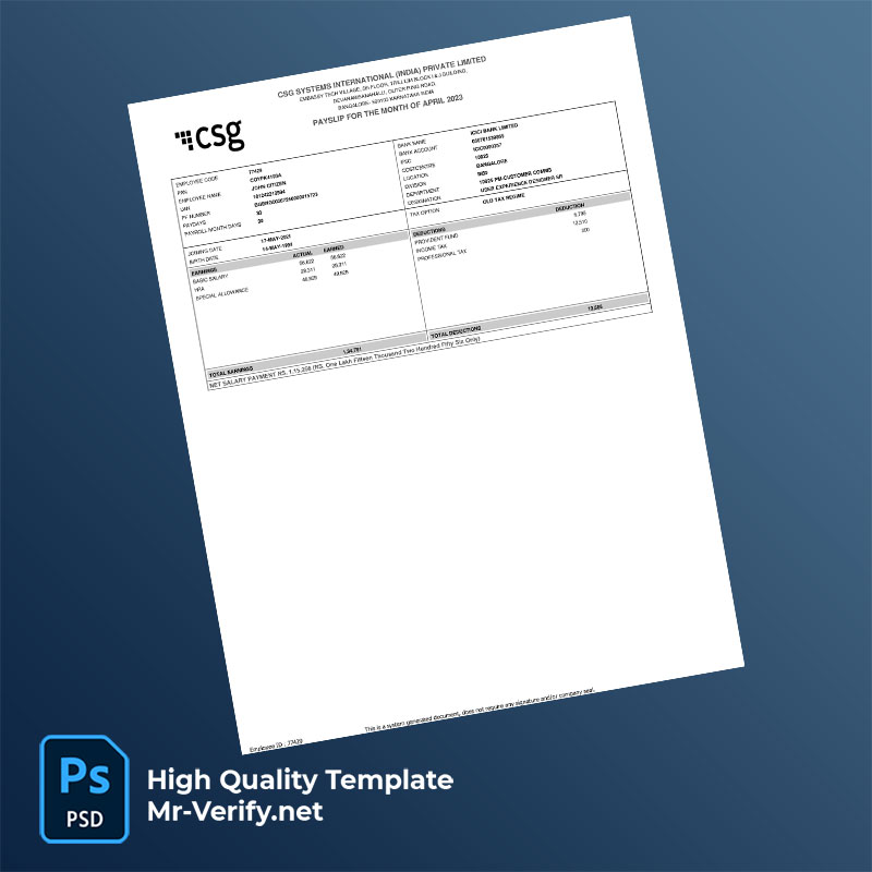 CSG-Systems-International-(India)-Private-Limited-payslip-word-and-pdf-template-mrverify CSG Systems International (India) Private Limited payslip word and pdf template