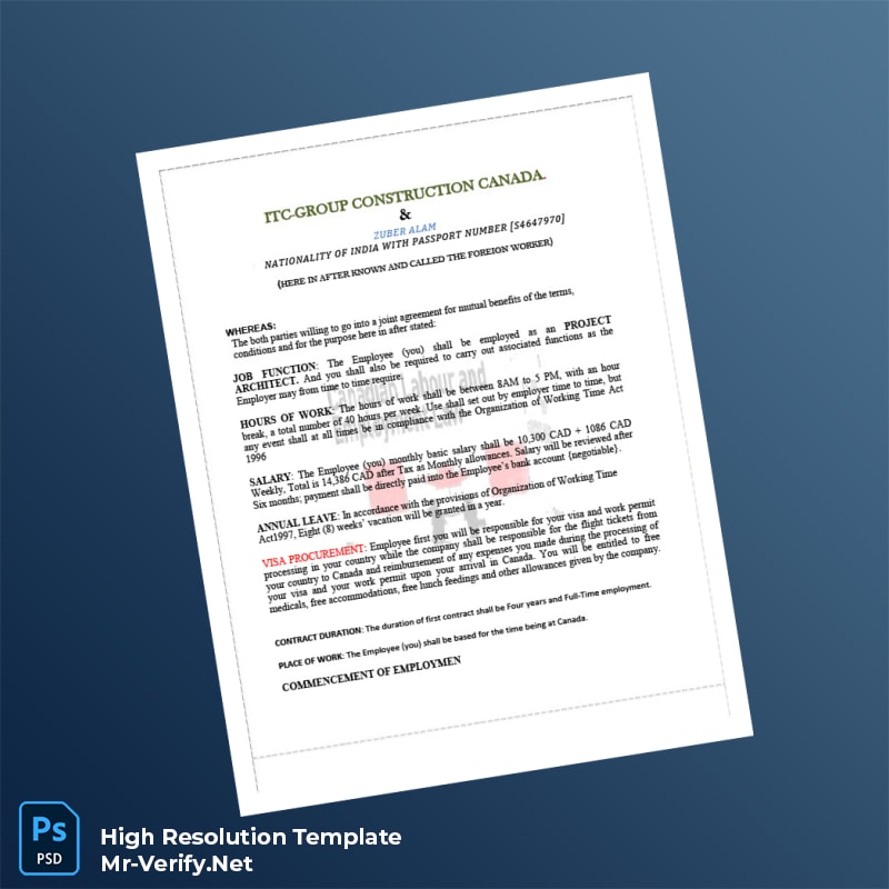 Canada%20ITC-Group%20Construction%20Employment%20Verification%20Letter%20Template%20in%20Word%20and%20PDF%20formats-page2 Editable Canada ITC-Group Construction Employment Verification Letter Template in Word and PDF formats page 2 Preview - Mac Doc