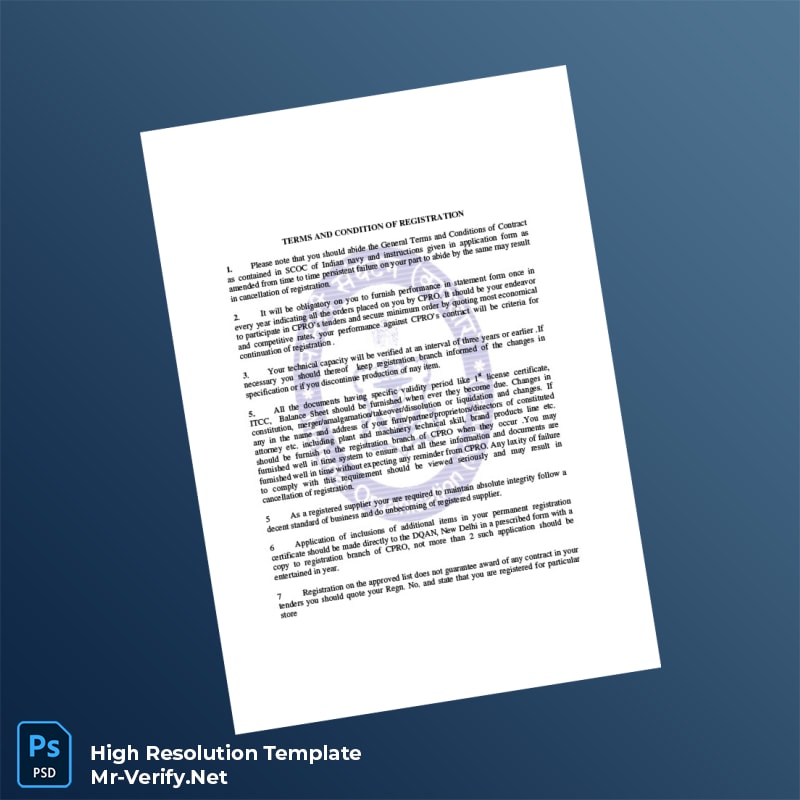 Country%20Controller%20of%20Procurement%20Vendor%20Registration%20Form%20Template%20in%20Word%20and%20PDF%20formats-page6 Editable Country Controller of Procurement Vendor Registration Form Template in Word and PDF formats page 6 Preview - Mac Doc