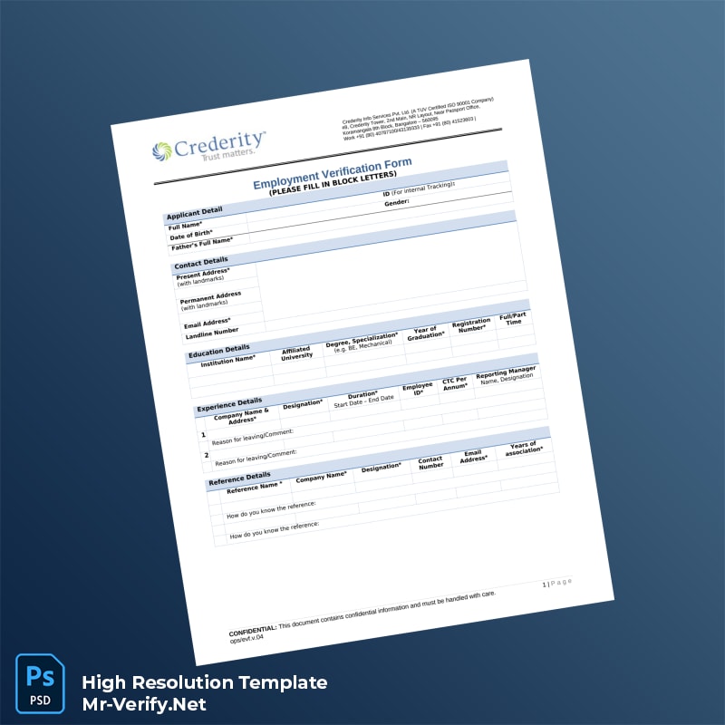 Crederity%20Employment%20Verification%20Letter%20Template%20in%20Word%20and%20PDF%20formats Editable Crederity Employment Verification Letter Word and Pdf Template Preview - Mac Doc