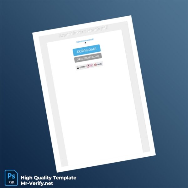 Editable Export Invoice Template in Word and PDF formats Editable Export Invoice Template in Word and PDF formats