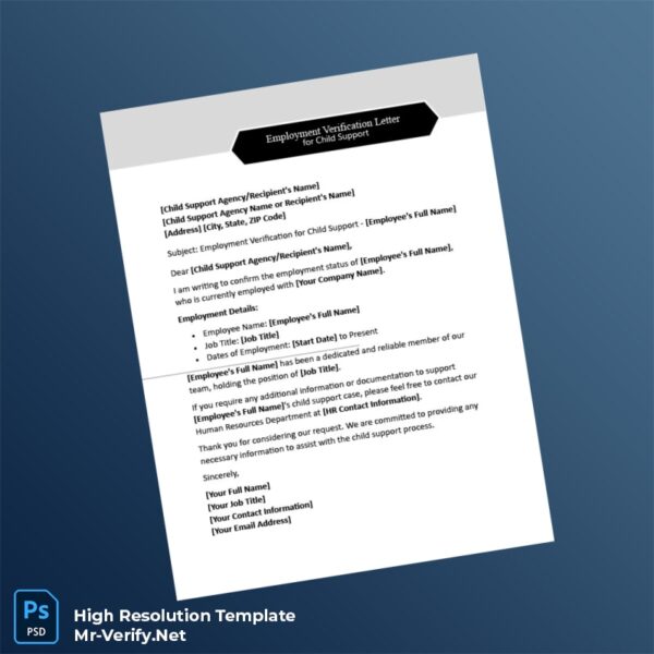 Employment%20Verification%20Letter%20Template%20for%20Child%20Support%20in%20Word%20and%20PDF%20formats Editable Employment Verification Letter Template for Child Support in Word and PDF formats Preview - Mac Doc