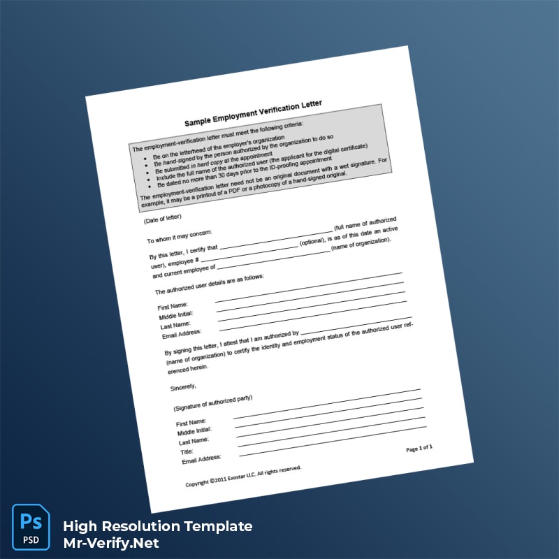 Exostar%20LLC%20Employment%20Verification%20Letter%20Template%20in%20Word%20and%20PDF%20formats Editable Exostar LLC Employment Verification Letter Word and Pdf Template Preview - Mac Doc