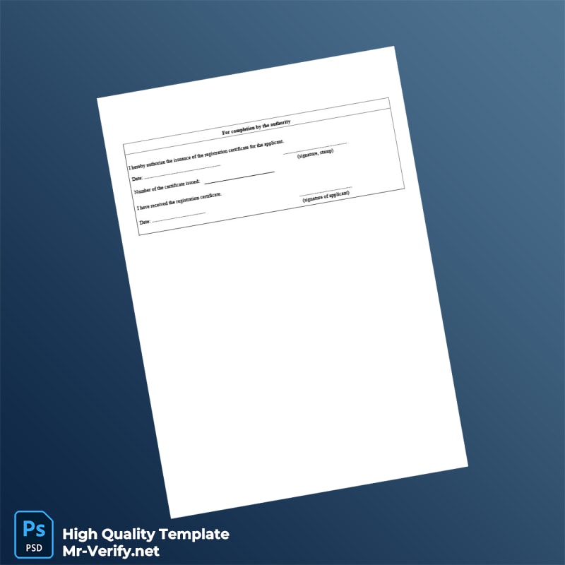 Hungary Ministry of Interior Editable Registration Certificate Template in Word and PDF formats page 3 Hungary Ministry of Interior Editable Registration Certificate Template in Word and PDF formats page 3