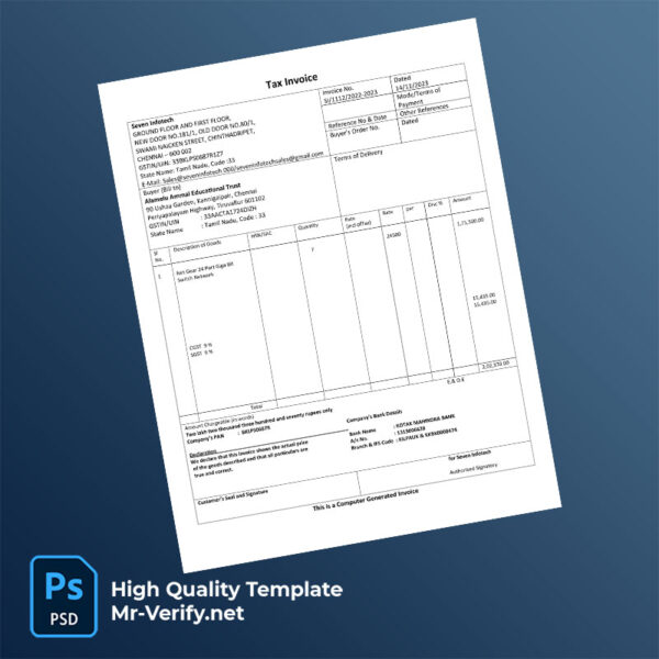 India-Seven-Infotech-Editable-Tax-Invoice-Template-in-Word-and-PDF-formats-mrverify India Seven Infotech Editable Tax Invoice Template in Word and PDF formats