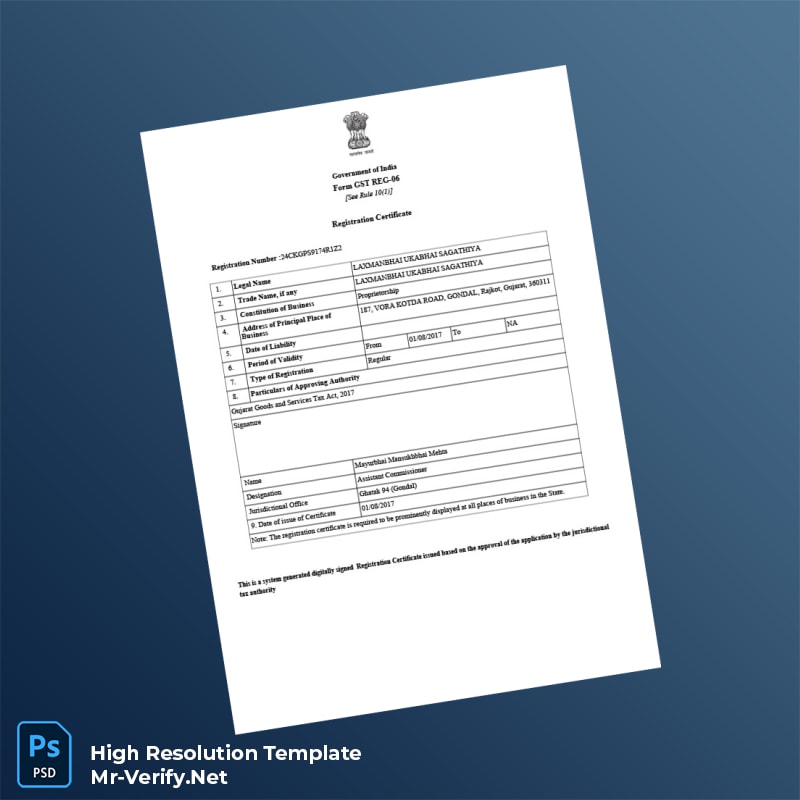 India%20Assistant%20Commissioner%20Business%20Registration%20Certificate%20Template%20in%20Word%20and%20PDF%20formats Editable India Assistant Commissioner Business Registration Certificate Word and Pdf Template Preview - Mac Doc