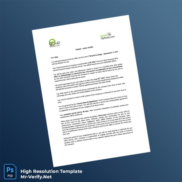 India%20BMP%20eGroup%20Solution%20Pvt%20Ltd%20Employment%20Verification%20Letter%20Template%20in%20Word%20and%20PDF%20formats Editable India BMP eGroup Solution Pvt Ltd Employment Verification Letter Word and Pdf Template Preview - Mac Doc