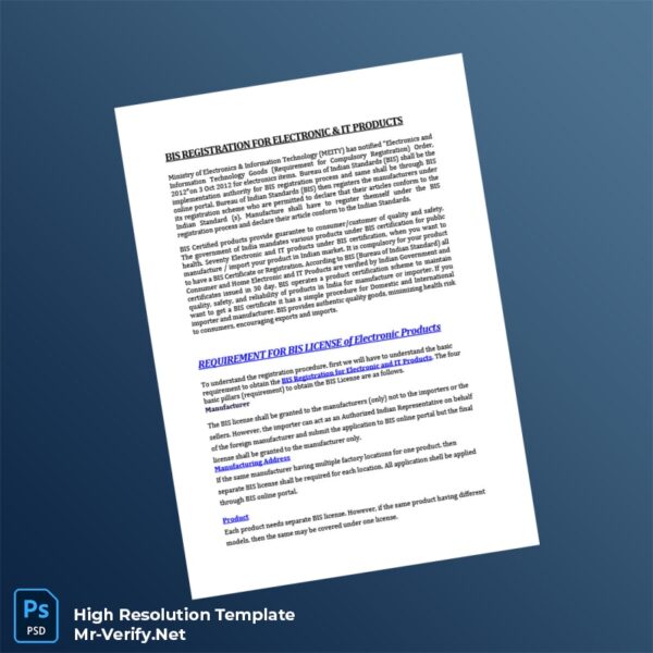 India%20Bureau%20of%20Indian%20Standards%20BIS%20Registration%20Certificate%20Template%20in%20Word%20and%20PDF%20formats Editable India Bureau of Indian Standards BIS Registration Certificate Word and Pdf Template Preview - Mac Doc