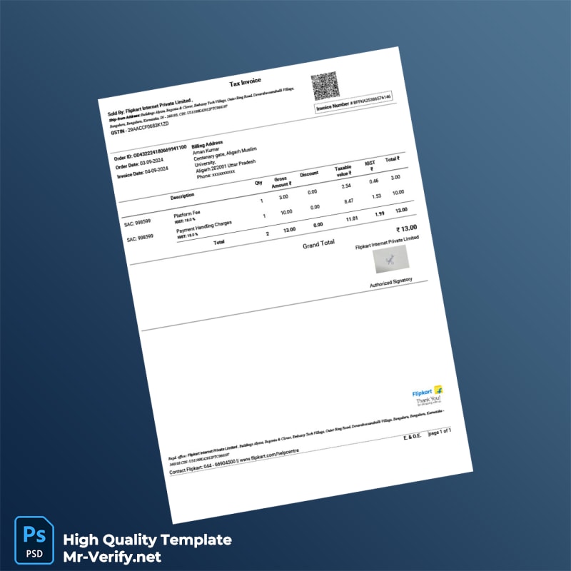 India Buzz Retail India Invoice Template in Word and PDF formats page 4 India Buzz Retail India Invoice Template in Word and PDF formats page 4