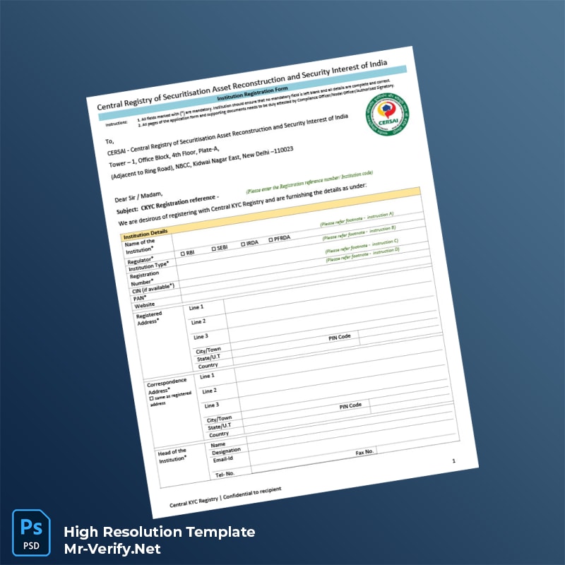 India%20CERSAI%20CKYC%20Registration%20Form%20Template%20in%20Word%20and%20PDF%20formats Editable India CERSAI CKYC Registration Form Word and Pdf Template Preview - Mac Doc