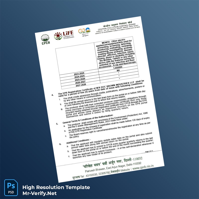 India%20CPCB%20EPR%20Registration%20Certificate%20Template%20in%20Word%20and%20PDF%20formats-page3 Editable India CPCB EPR Registration Certificate Template in Word and PDF formats page 3 Preview - Mac Doc
