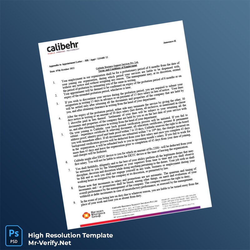 India%20Calibehr%20Business%20Support%20Services%20Pvt%20Ltd%20Employment%20Verification%20Letter%20Template%20in%20Word%20and%20PDF%20formats-page3 Editable India Calibehr Business Support Services Pvt Ltd Employment Verification Letter Template in Word and PDF formats page 3 Preview - Mac Doc