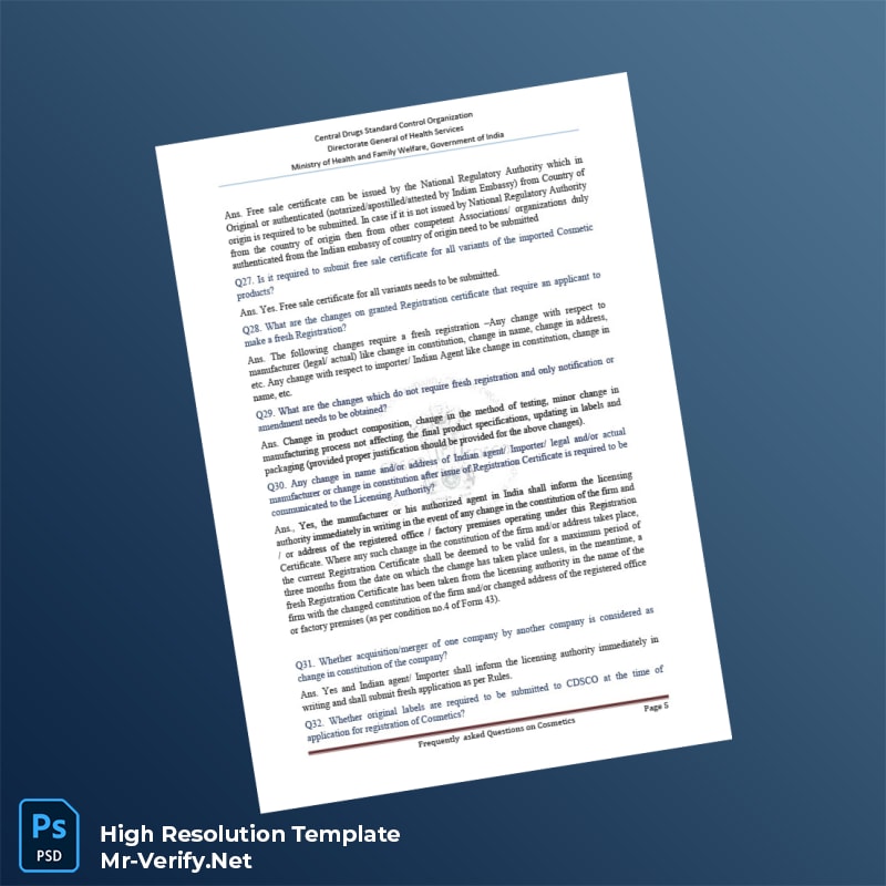 India%20Central%20Drugs%20Standard%20Control%20Organization%20Registration%20Certificate%20Template%20in%20Word%20and%20PDF%20formats-page5 Editable India Central Drugs Standard Control Organization Registration Certificate Template in Word and PDF formats page 5 Preview - Mac Doc