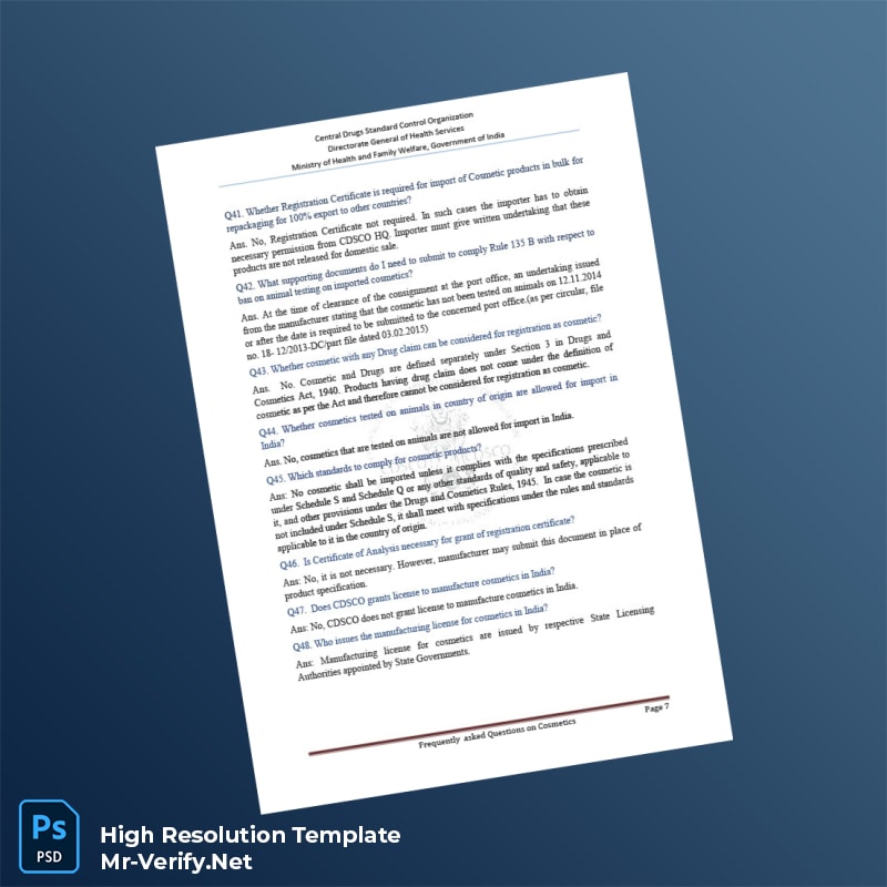 India%20Central%20Drugs%20Standard%20Control%20Organization%20Registration%20Certificate%20Template%20in%20Word%20and%20PDF%20formats-page7 Editable India Central Drugs Standard Control Organization Registration Certificate Template in Word and PDF formats page 7 Preview - Mac Doc