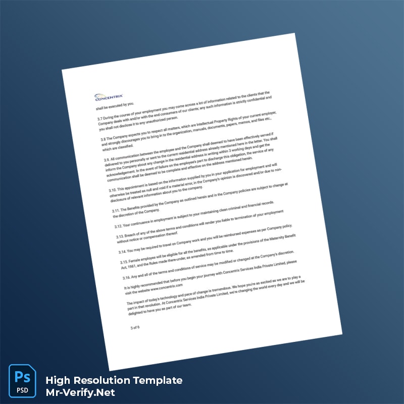 India%20Concentrix%20Services%20India%20Private%20Limited%20Employment%20Verification%20Letter%20Template%20in%20Word%20and%20PDF%20formats-page5 Editable India Concentrix Services India Private Limited Employment Verification Letter Template in Word and PDF formats page 5 Preview - Mac Doc