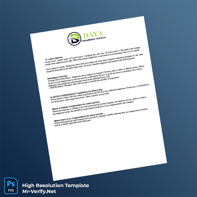 India%20Daya%20Consultancy%20Services%20Pvt%20Ltd%20Offer%20Letter%20Template%20in%20Word%20and%20PDF%20formats-page3 Editable India Daya Consultancy Services Pvt Ltd Offer Letter Template in Word and PDF formats page 3 Preview - Mac Doc