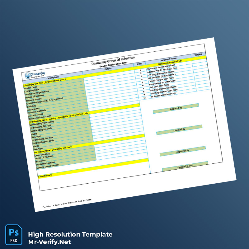 India%20Dhananjay%20Group%20Vendor%20Registration%20Form%20Template%20in%20Word%20and%20PDF%20formats-page3 Editable India Dhananjay Group Vendor Registration Form Template in Word and PDF formats page 3 Preview - Mac Doc