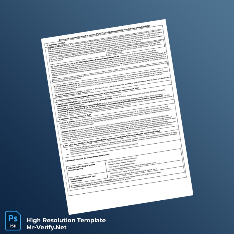 India%20Document%20List%20for%20Proof%20of%20Address%20Requirements%20Template%20in%20Word%20and%20PDF%20formats Editable India Document List for Proof of Address Requirements Word and Pdf Template Preview - Mac Doc