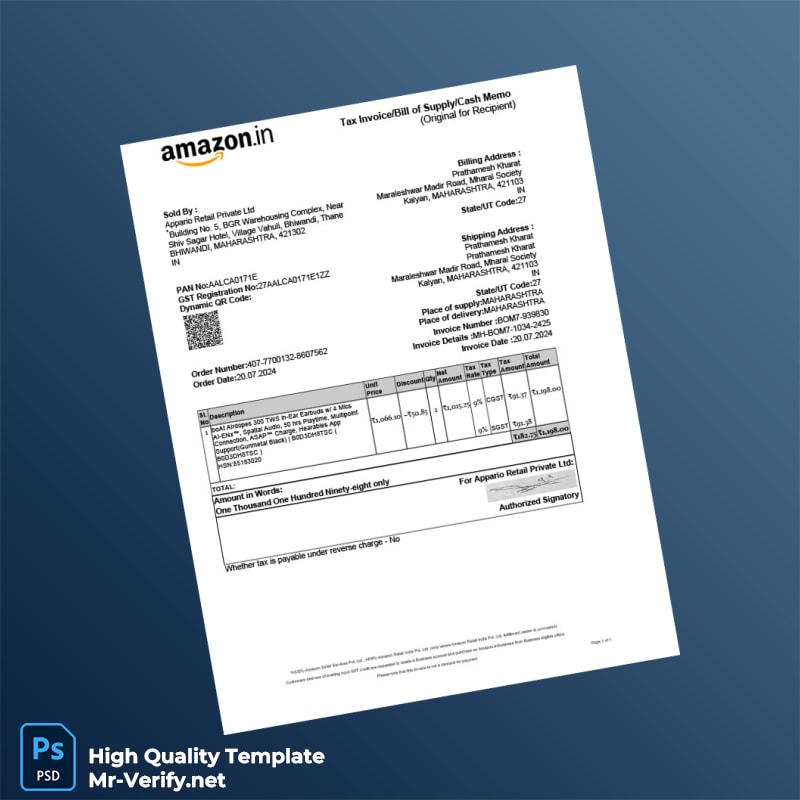 India Dot Key Wellness Private Limited Invoice Template in Word and PDF formats page 2 India Dot Key Wellness Private Limited Invoice Template in Word and PDF formats page 2