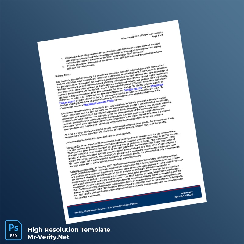 India%20Drug%20Regulatory%20Authority%20Business%20Registration%20Certificate%20Template%20in%20Word%20and%20PDF%20formats-page3 Editable India Drug Regulatory Authority Business Registration Certificate Template in Word and PDF formats page 3 Preview - Mac Doc