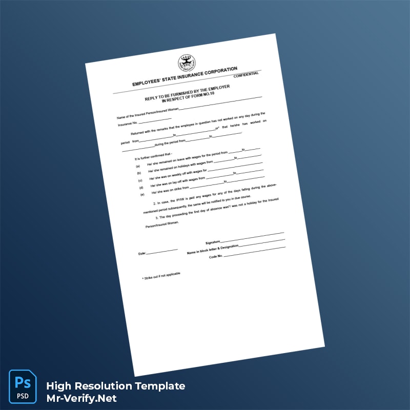 India%20Employees%20State%20Insurance%20Corporation%20Employment%20Verification%20Letter%20Template%20in%20Word%20and%20PDF%20formats-page2 Editable India Employees State Insurance Corporation Employment Verification Letter Template in Word and PDF formats page 2 Preview - Mac Doc
