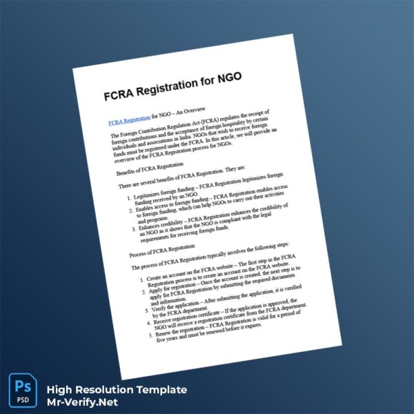 India%20FCRA%20Registration%20Certificate%20Template%20in%20Word%20and%20PDF%20formats Editable India FCRA Registration Certificate Word and Pdf Template Preview - Mac Doc