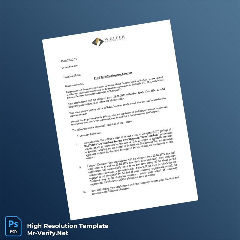 India%20FTC%20Employment%20Verification%20Letter%20Template%20in%20Word%20and%20PDF%20formats Editable India FTC Employment Verification Letter Word and Pdf Template Preview - Mac Doc