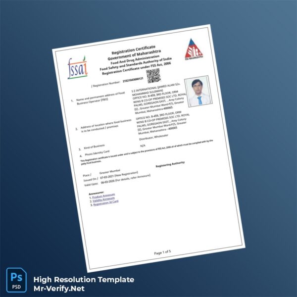 India%20Food%20Safety%20and%20Standards%20Authority%20Food%20License%20Template%20in%20Word%20and%20PDF%20formats Editable India Food Safety and Standards Authority Food License Word and Pdf Template Preview - Mac Doc