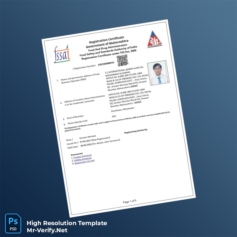 India%20Food%20Safety%20and%20Standards%20Authority%20Food%20License%20Template%20in%20Word%20and%20PDF%20formats Editable India Food Safety and Standards Authority Food License Word and Pdf Template Preview - Mac Doc