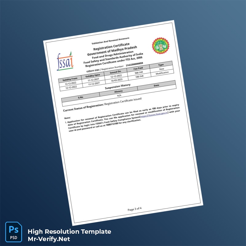 India%20Food%20and%20Drugs%20Administration%20Business%20Registration%20Certificate%20Template%20in%20Word%20and%20PDF%20formats-page3 Editable India Food and Drugs Administration Business Registration Certificate Template in Word and PDF formats page 3 Preview - Mac Doc