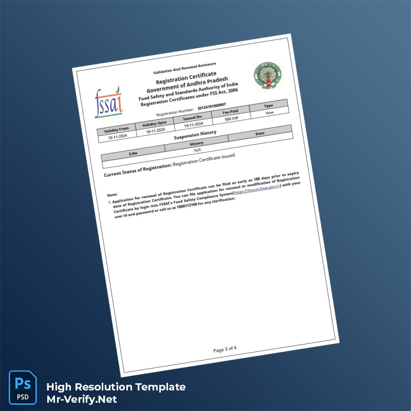 India%20Government%20of%20Andhra%20Pradesh%20Registration%20Certificate%20Template%20in%20Word%20and%20PDF%20formats-page3 Editable India Government of Andhra Pradesh Registration Certificate Template in Word and PDF formats page 3 Preview - Mac Doc