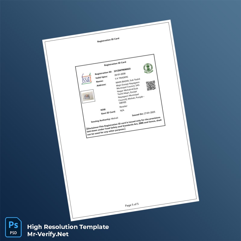 India%20Government%20of%20Punjab%20Registration%20Certificate%20Template%20in%20Word%20and%20PDF%20formats-page5 Editable India Government of Punjab Registration Certificate Template in Word and PDF formats page 5 Preview - Mac Doc